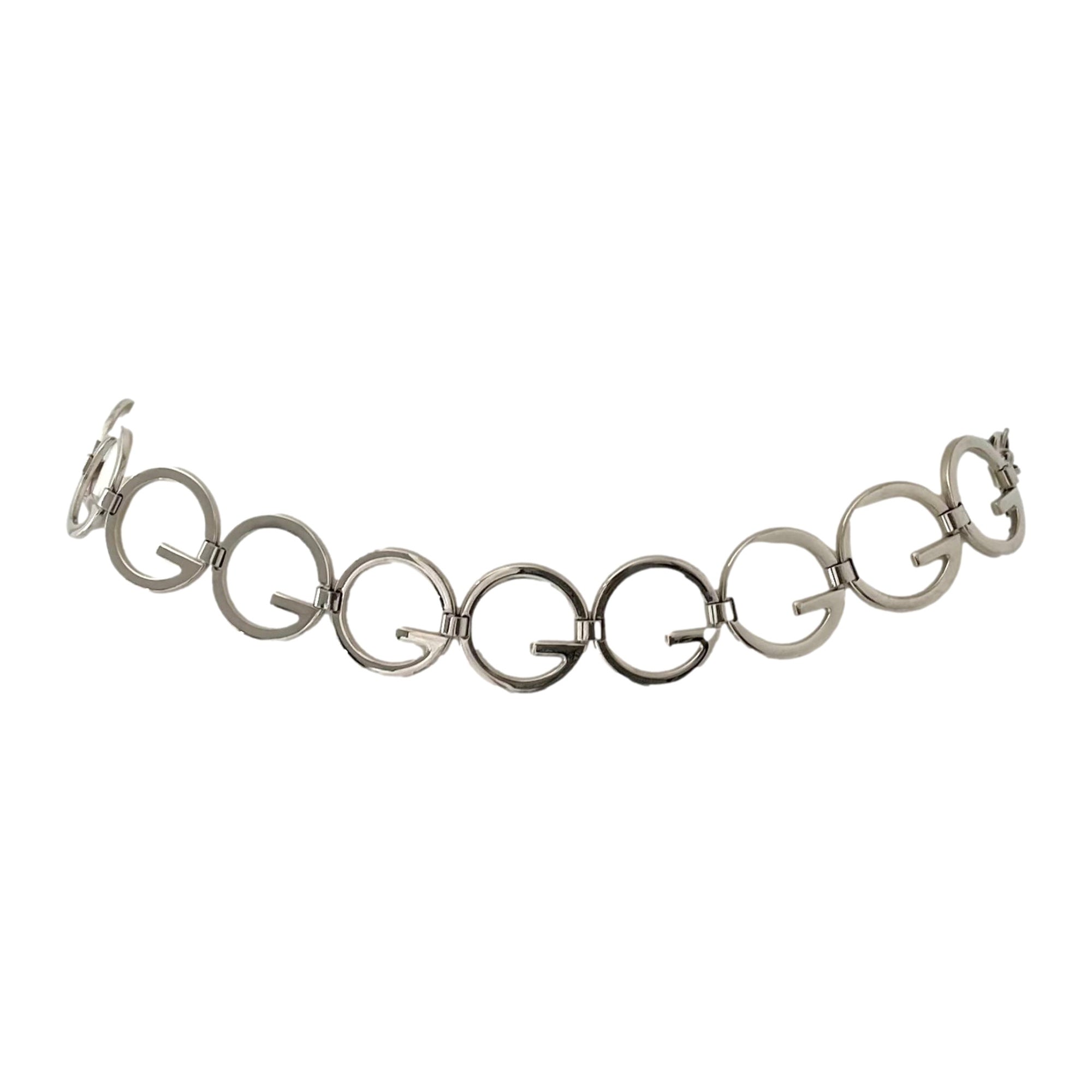 Gucci Silver Logo Chain Belt – Treasures of NYC