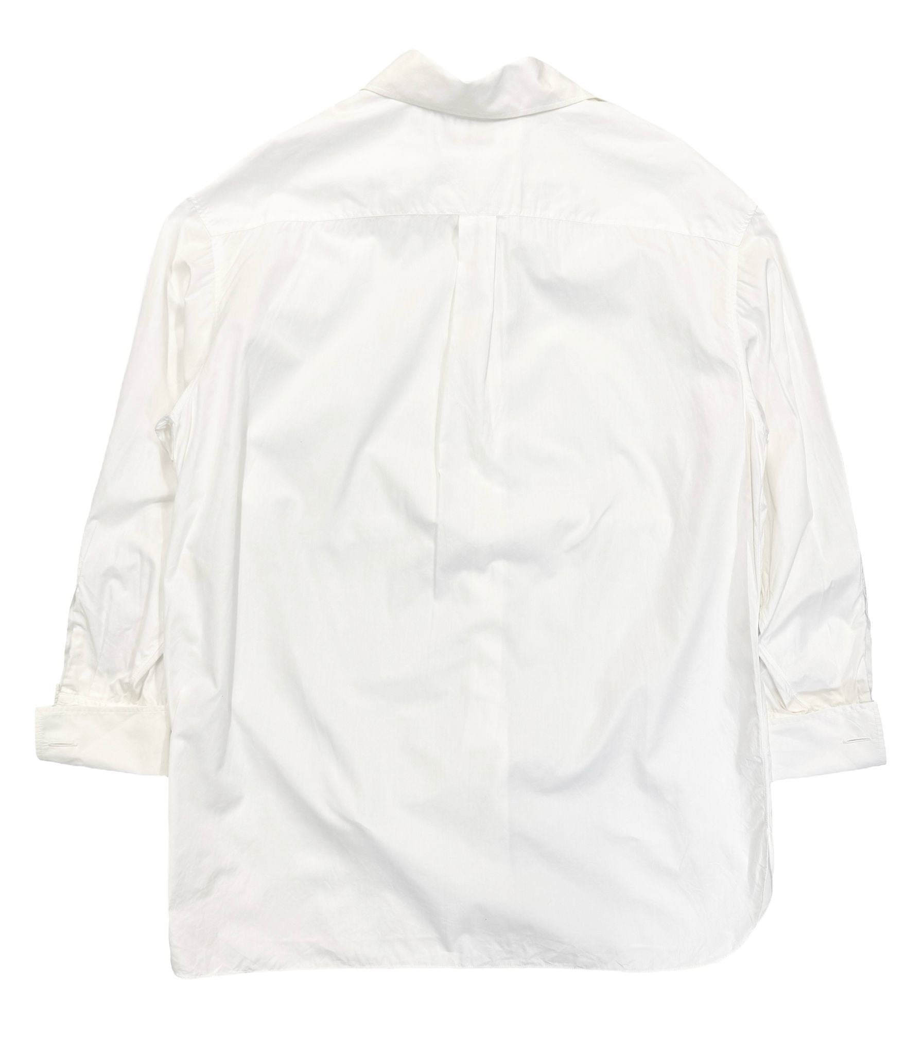 Chanel White Logo Button Down