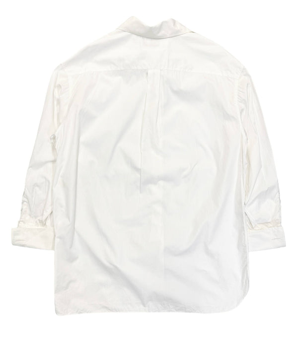 Chanel White Logo Button Down
