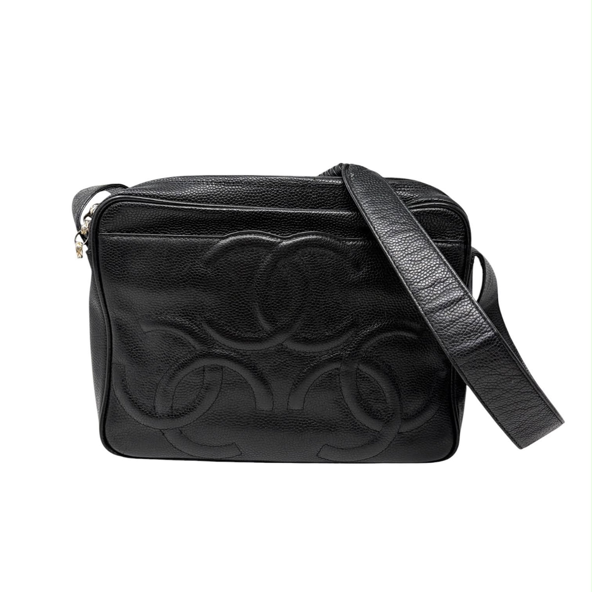 Chanel Black Caviar Camera Bag