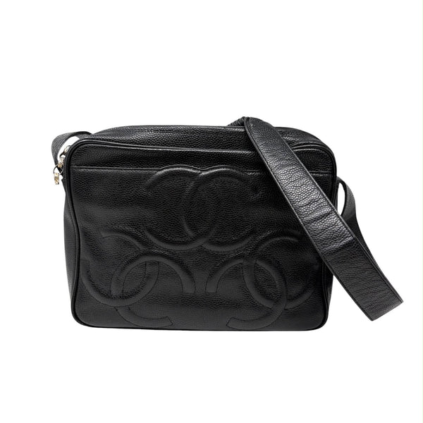Chanel Black Caviar Camera Bag