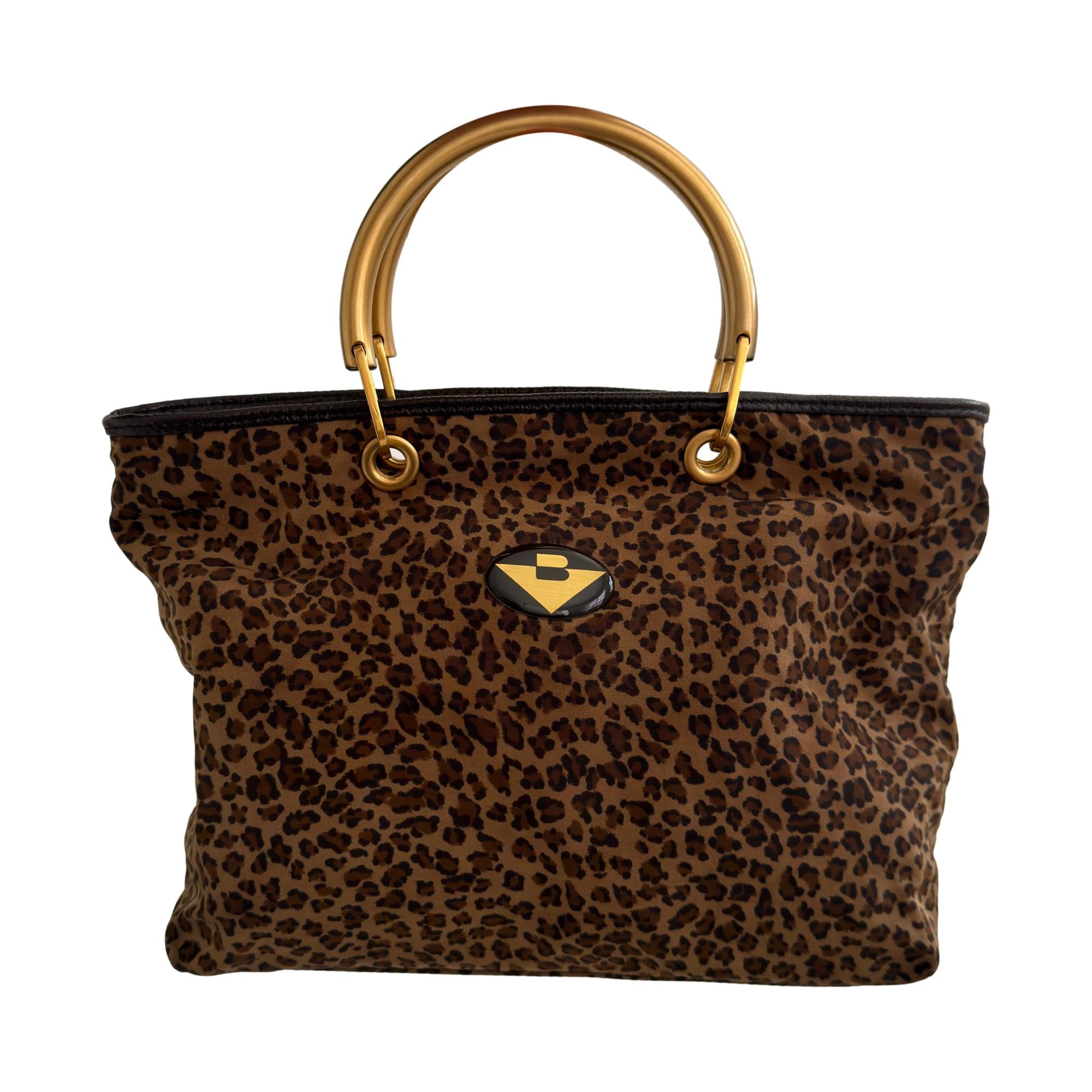 Bottega Veneta Cheetah Top Handle Bag
