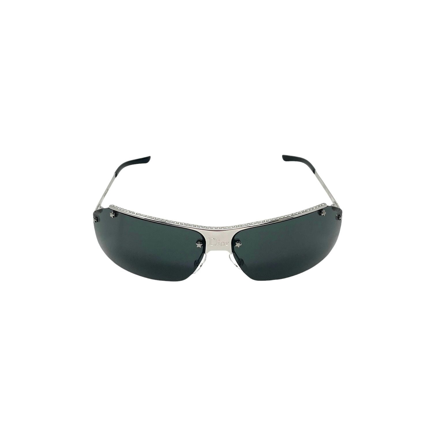Dior Dark Rhinestone Top Sunglasses