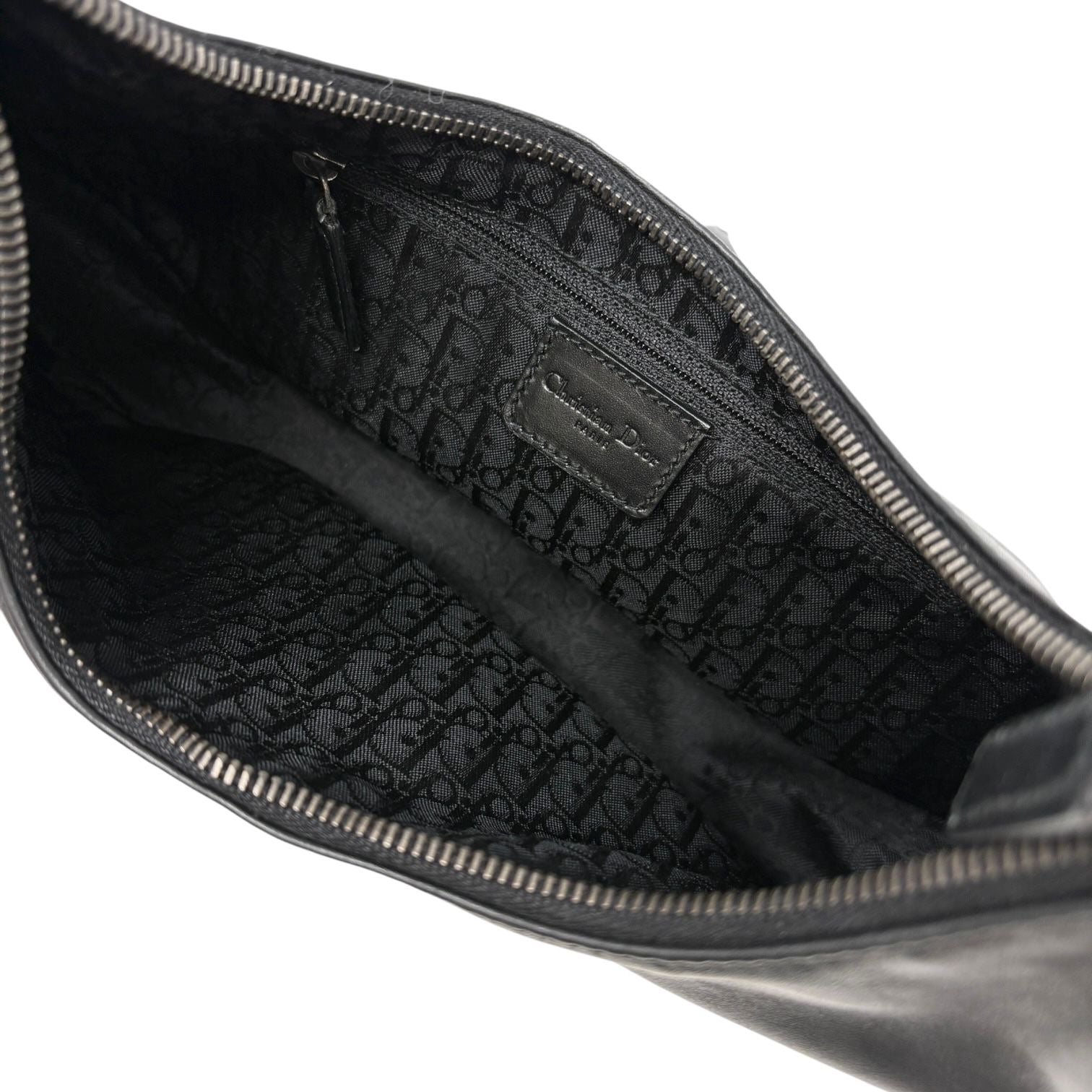 Dior Black Leather Shoulder Bag