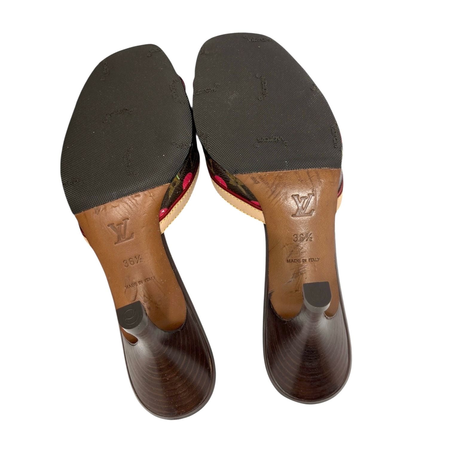 Louis Vuitton Cherry Logo Heels – Treasures of NYC