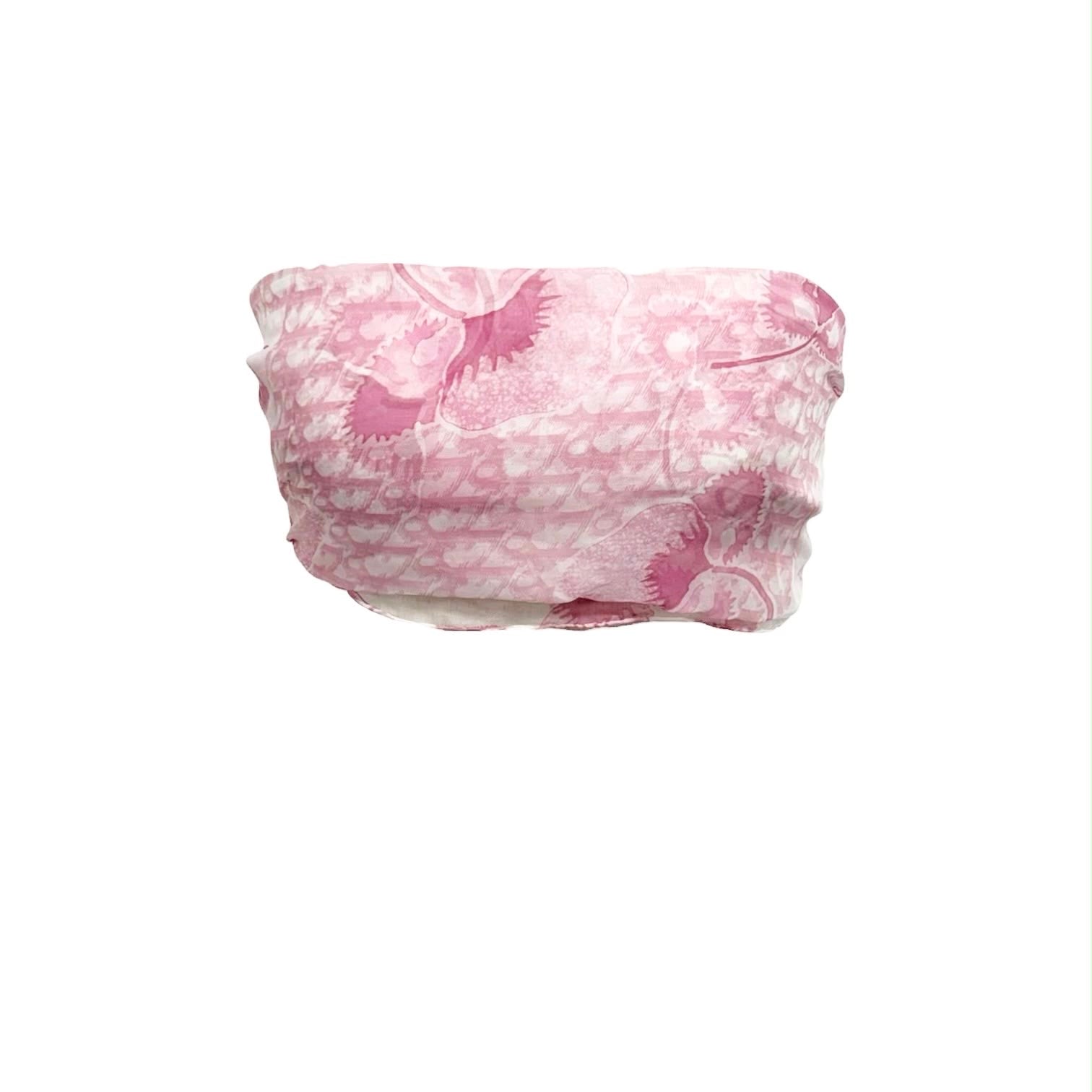 Dior Pink Logo Blossom Wrap