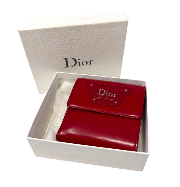 Dior Red Bondage Wallet