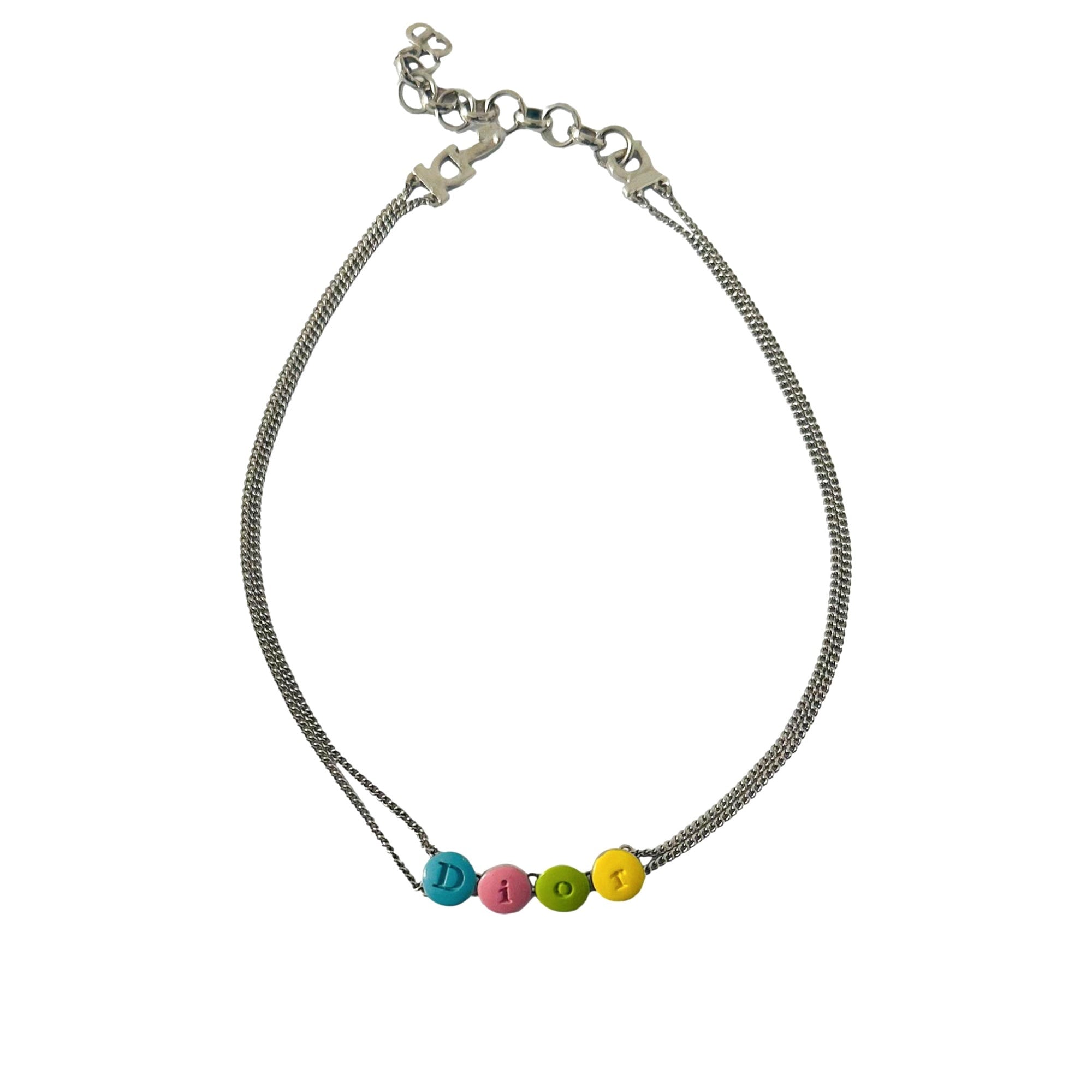 Dior Multicolor Logo Candy Choker