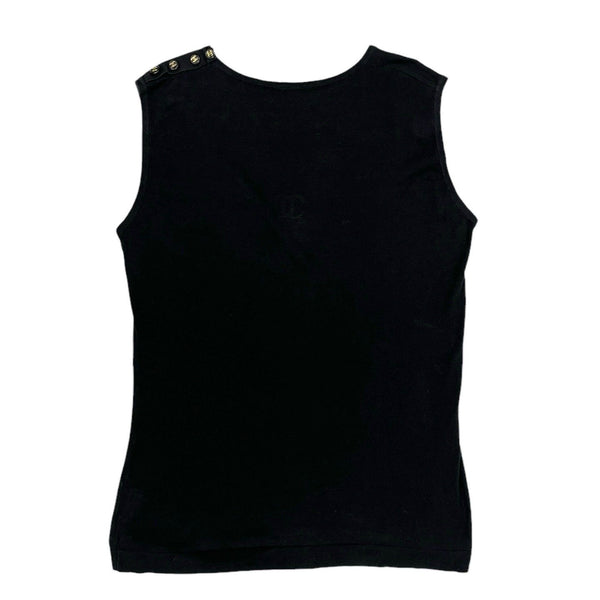 Chanel Black Logo Tank