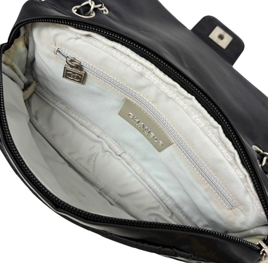 Chanel Black Sport Flap Bag