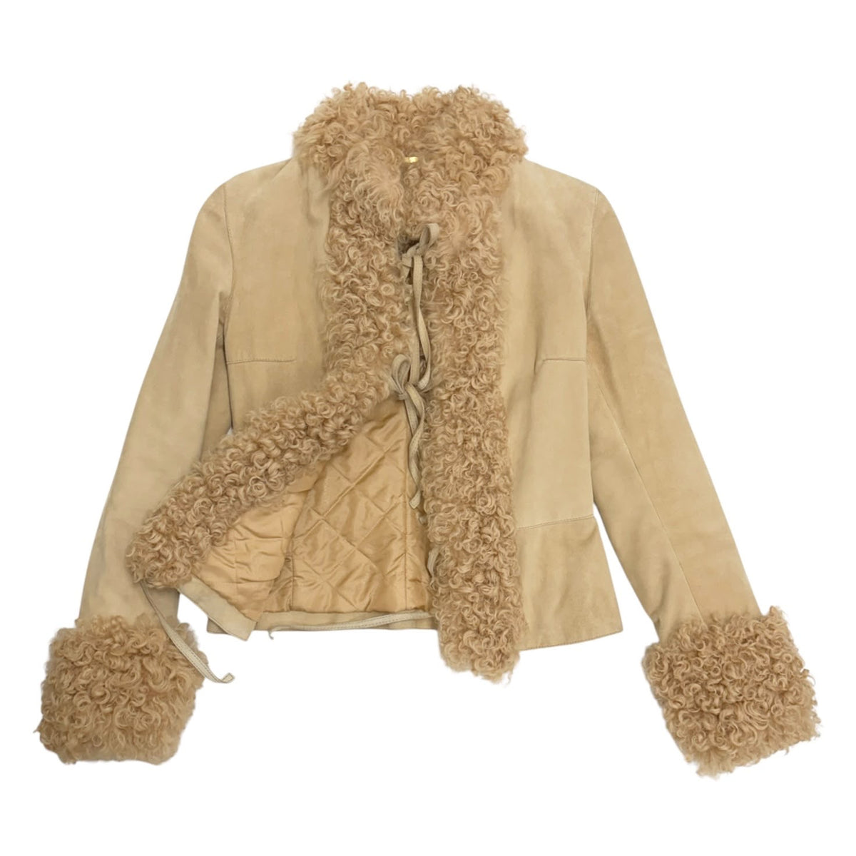Dolce & Gabbana Suede Tie Jacket