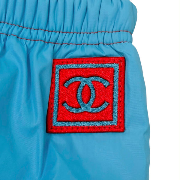 Chanel Sport Blue Logo Shorts