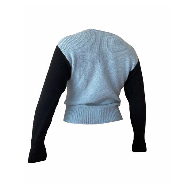 Chanel Baby Blue Cashmere Sweater