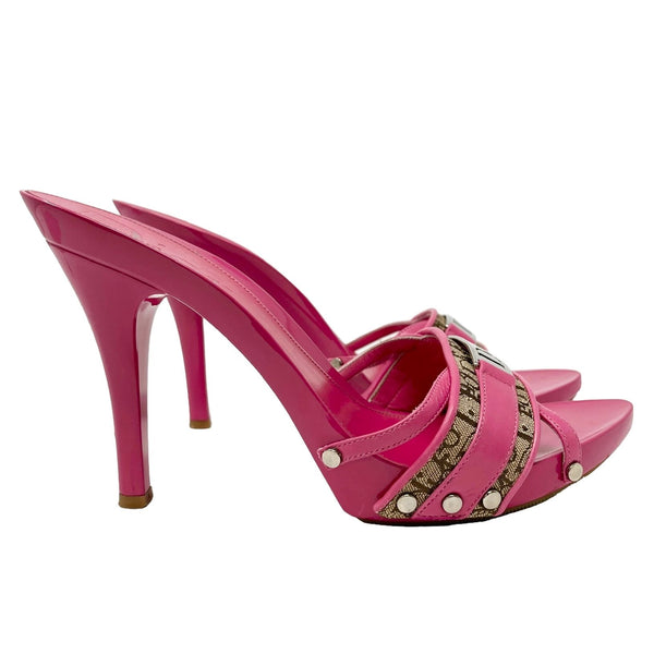 Dior Pink Logo Platform Heels – Treasures of NYC