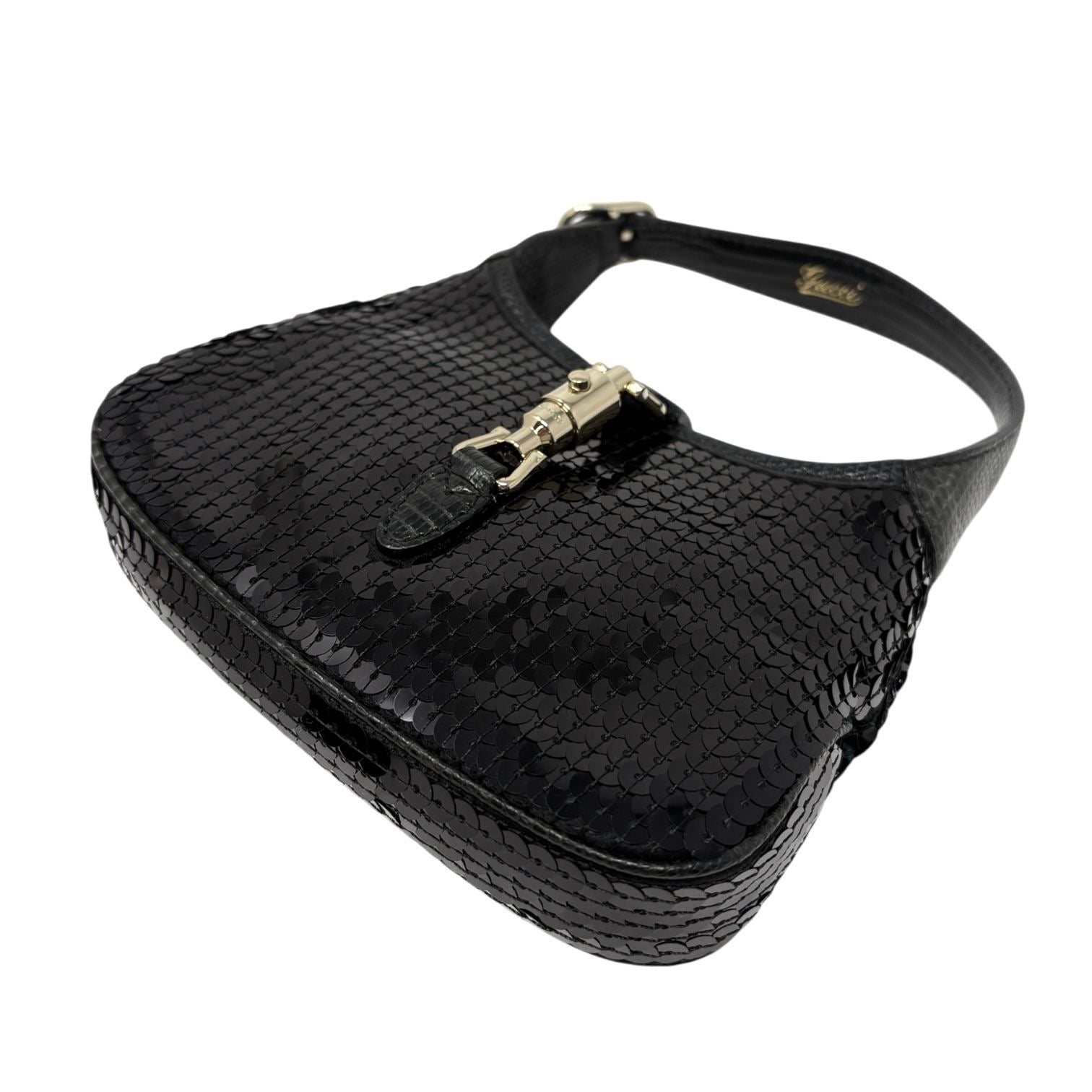 Gucci Black Mini Sequin Jackie Bag