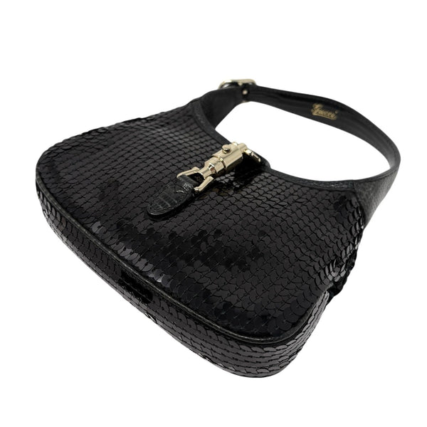 Gucci Black Mini Sequin Jackie Bag