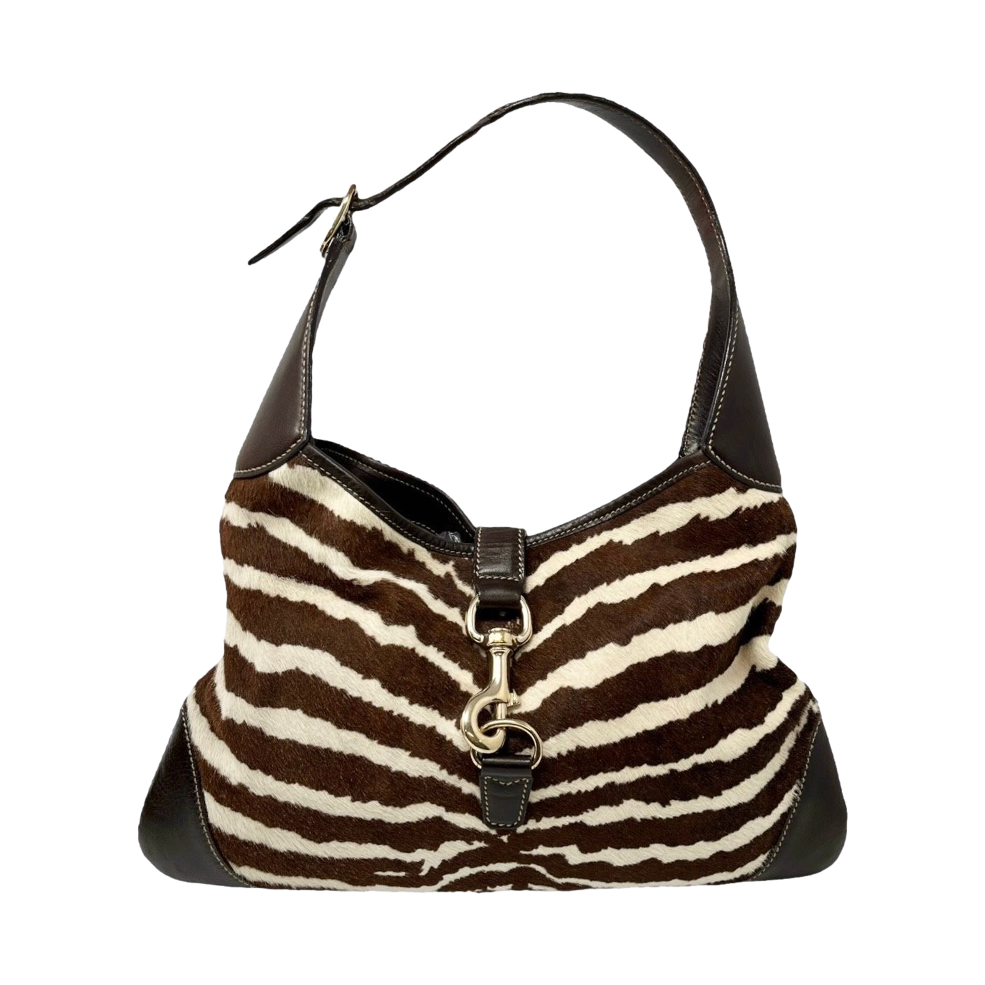 Gucci Zebra Large Jackie Bag