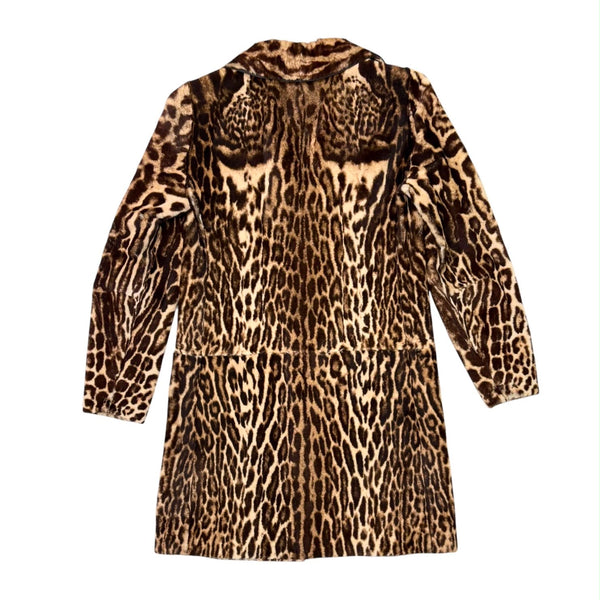 Gucci Calfhair Cheetah & Leather Jacket