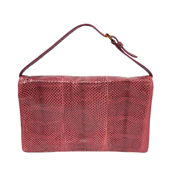 Prada Pink Snakeskin Mini Bag