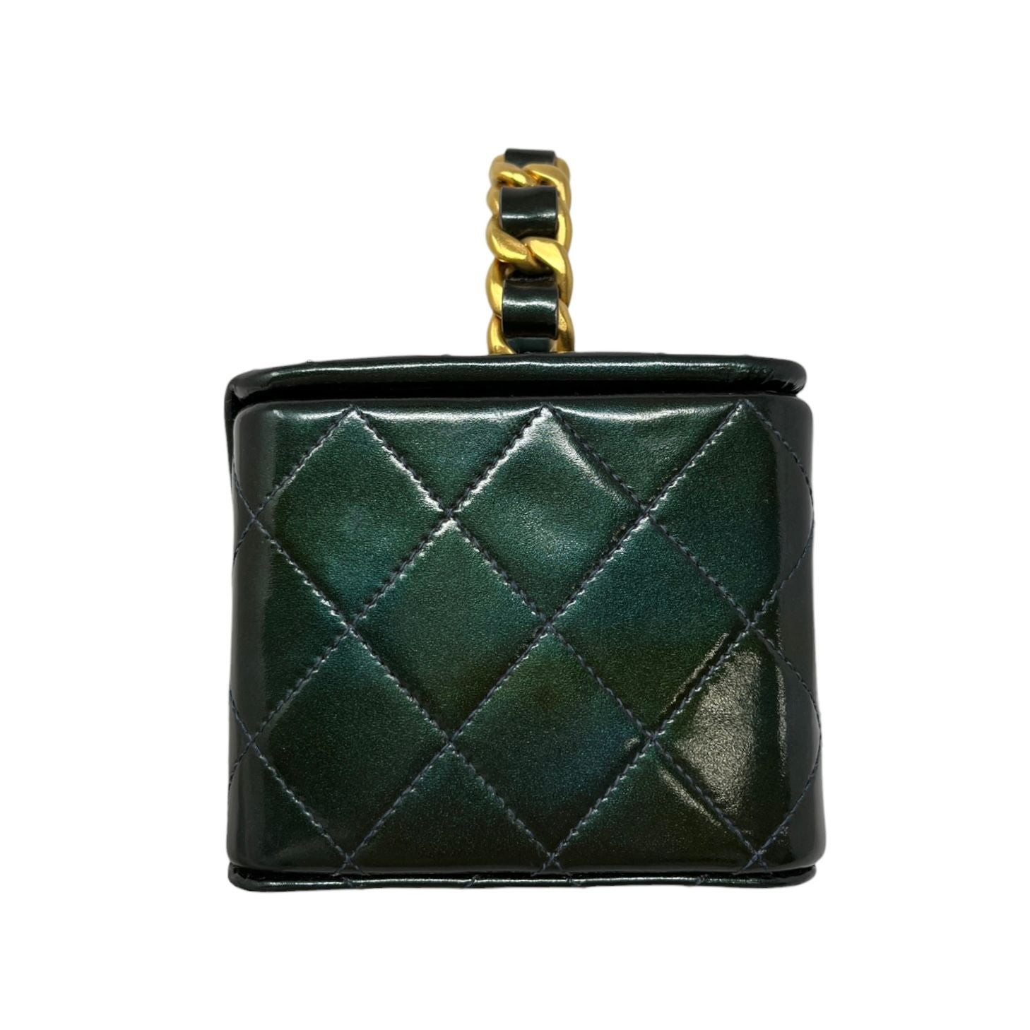 Chanel Micro Green Top Handle Bag