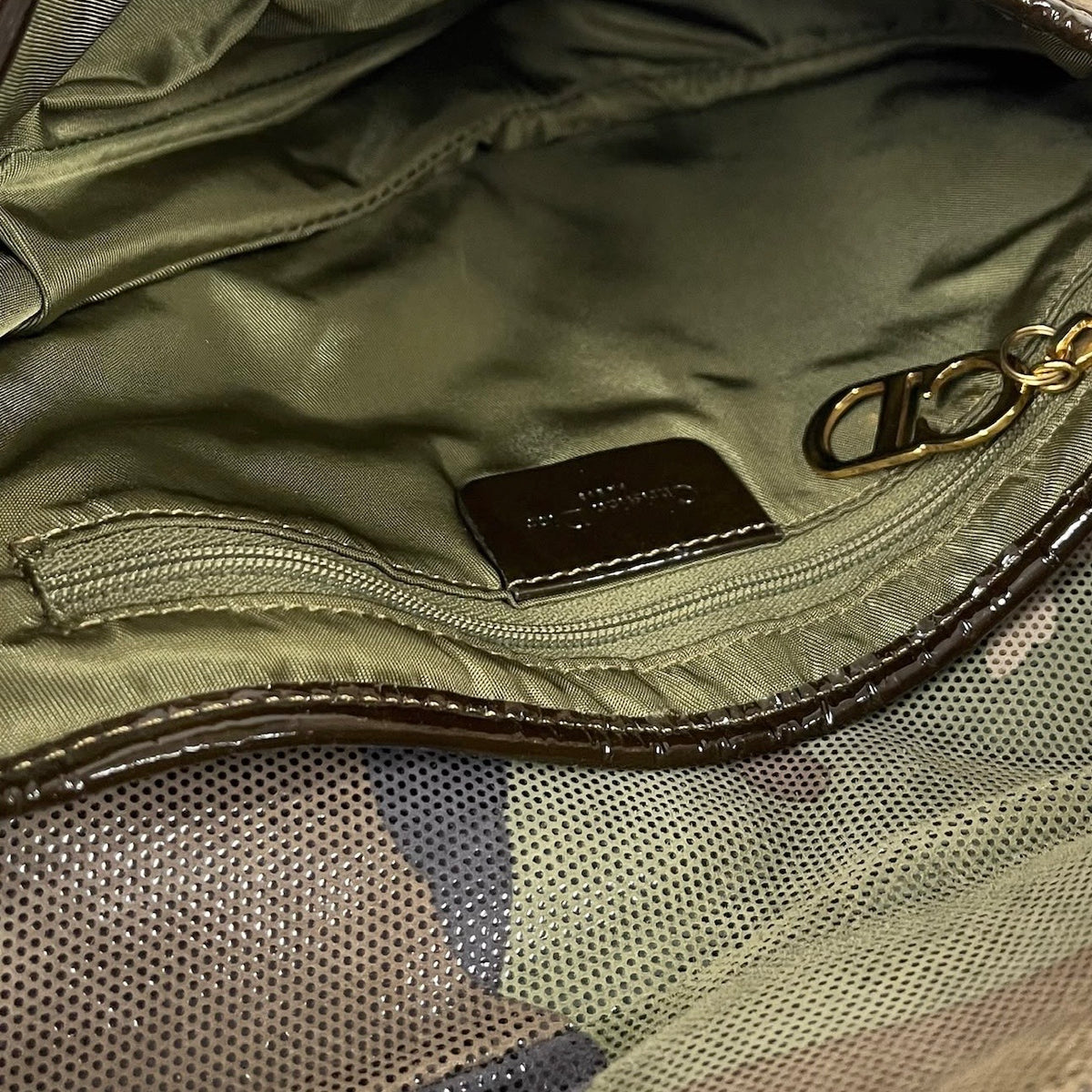 Dior Camouflage Saddle Bag