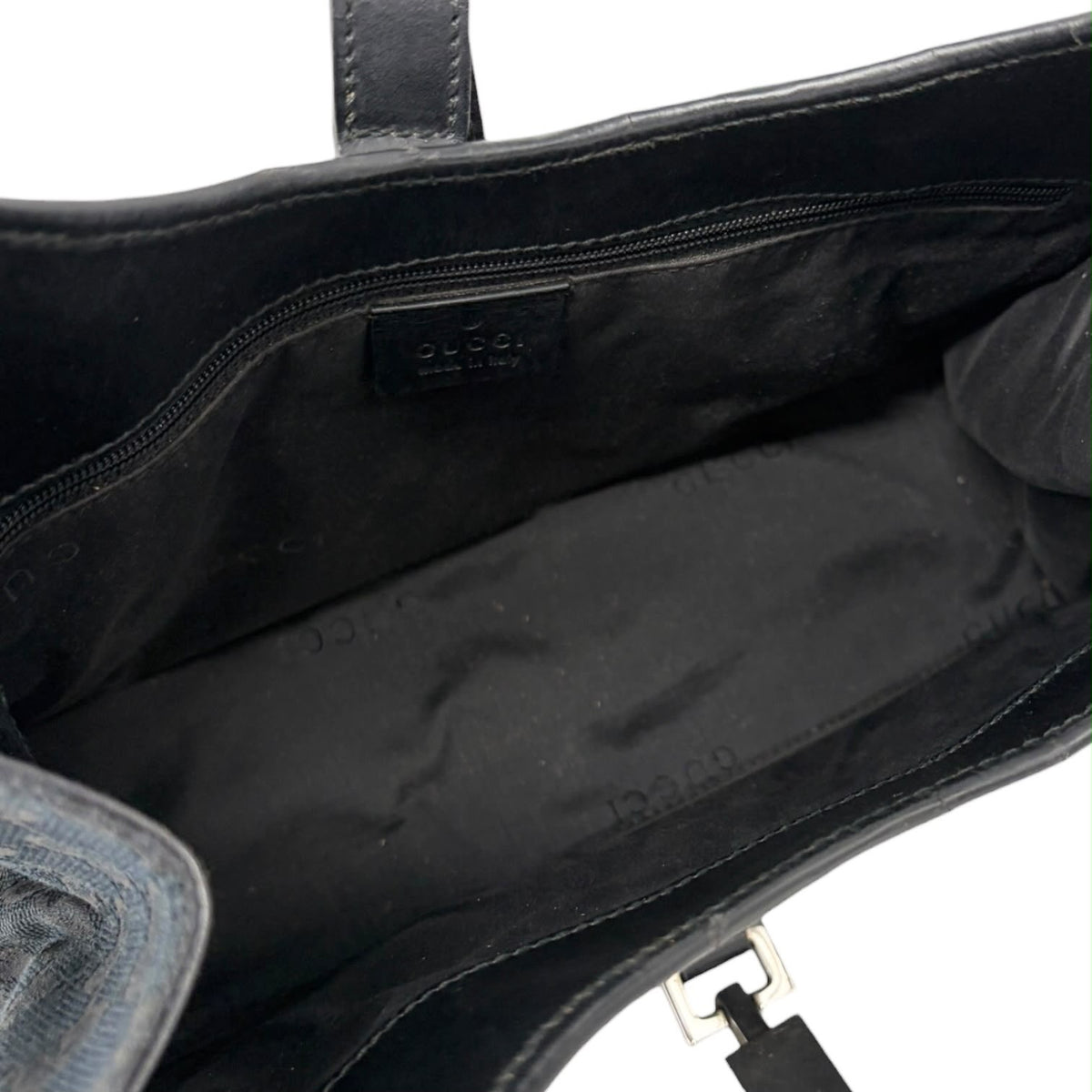 Gucci Black Canvas Jackie Bag