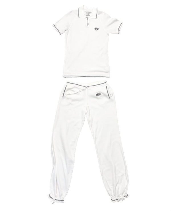 Chanel White Tennis Set