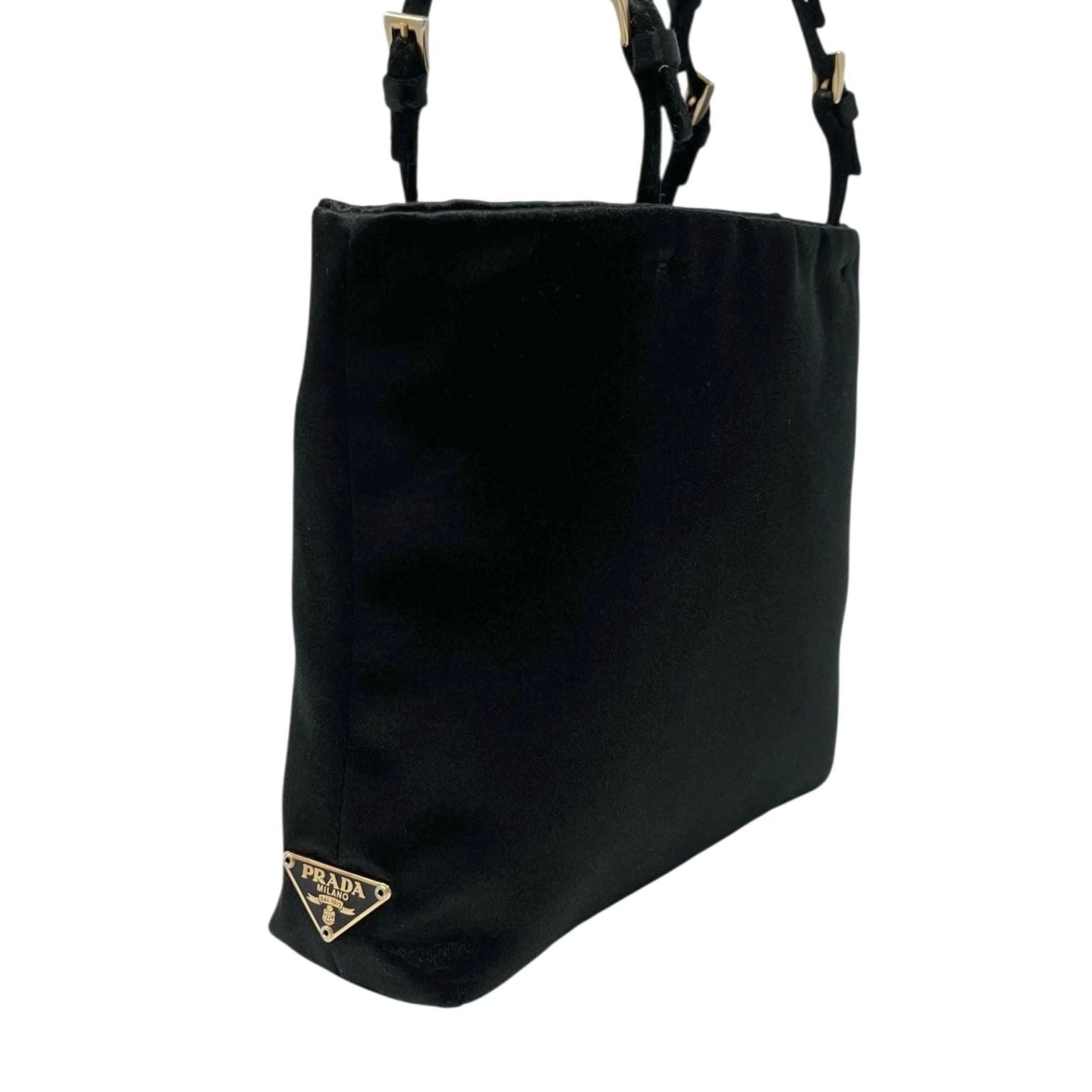 Prada Black Satin Mini Bag