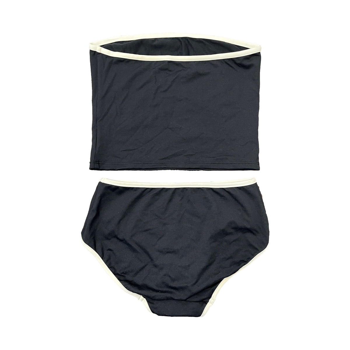 Dior Black Gothic Tube Top Set