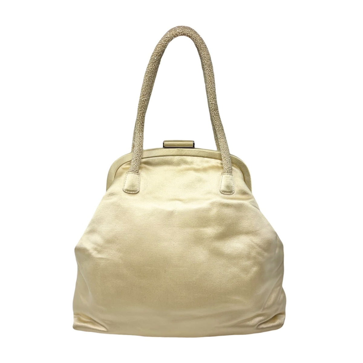 Gucci Ivory Beaded Top Handle Bag
