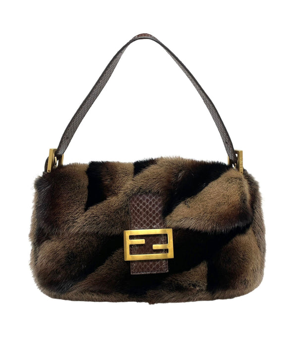 Fendi Brown Mink Baguette