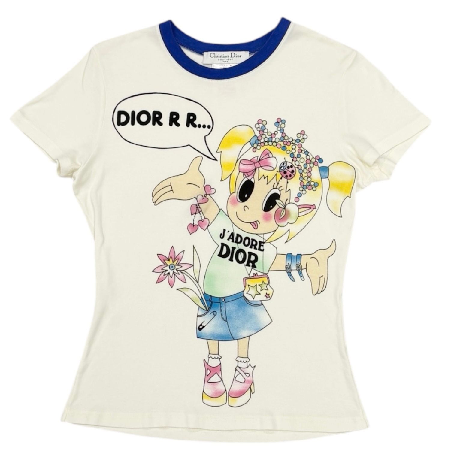Dior Cartoon Logo Top