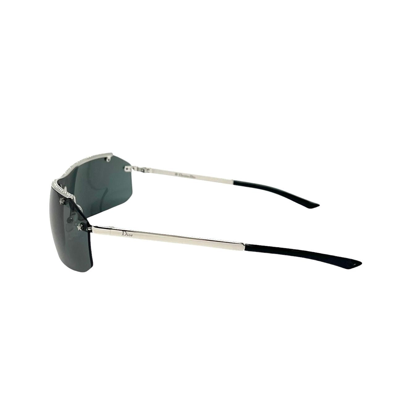 Dior Dark Rhinestone Top Sunglasses