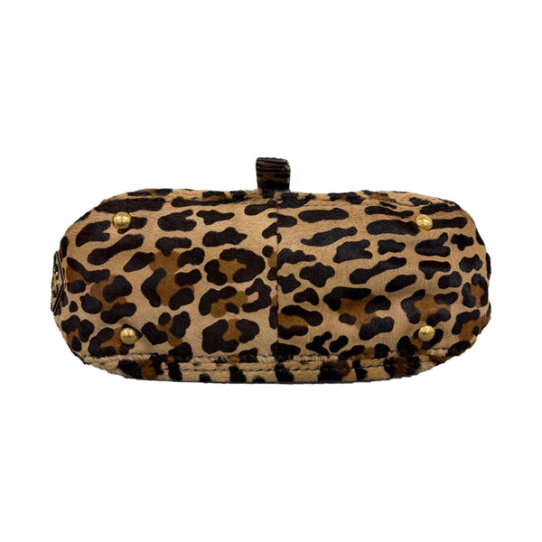 Prada Cheetah Calf-Hair Shoulder Bag