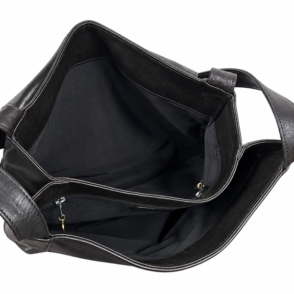 Chanel Black Leather Shoulder Bag