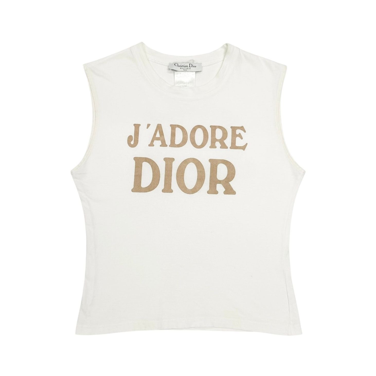Dior J’adore White Logo Tank