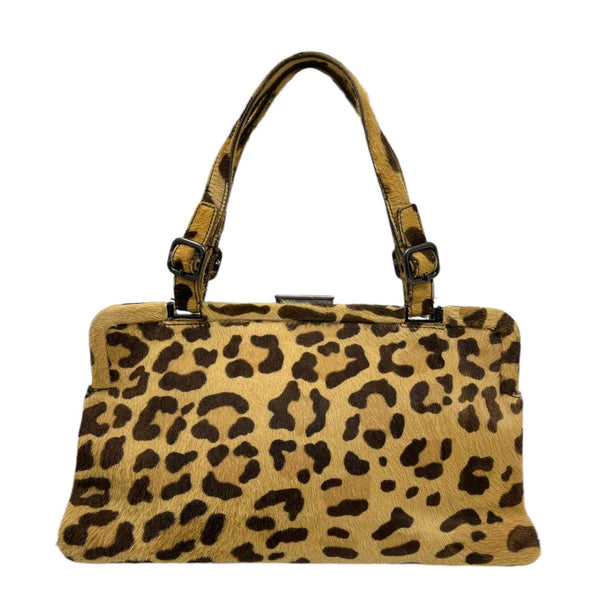 Prada Cheetah Top Handle Bag