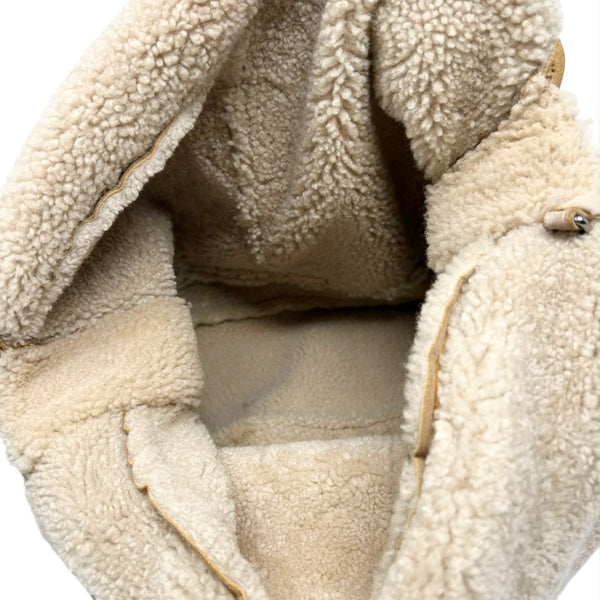 Prada Shearling Shoulder Bag