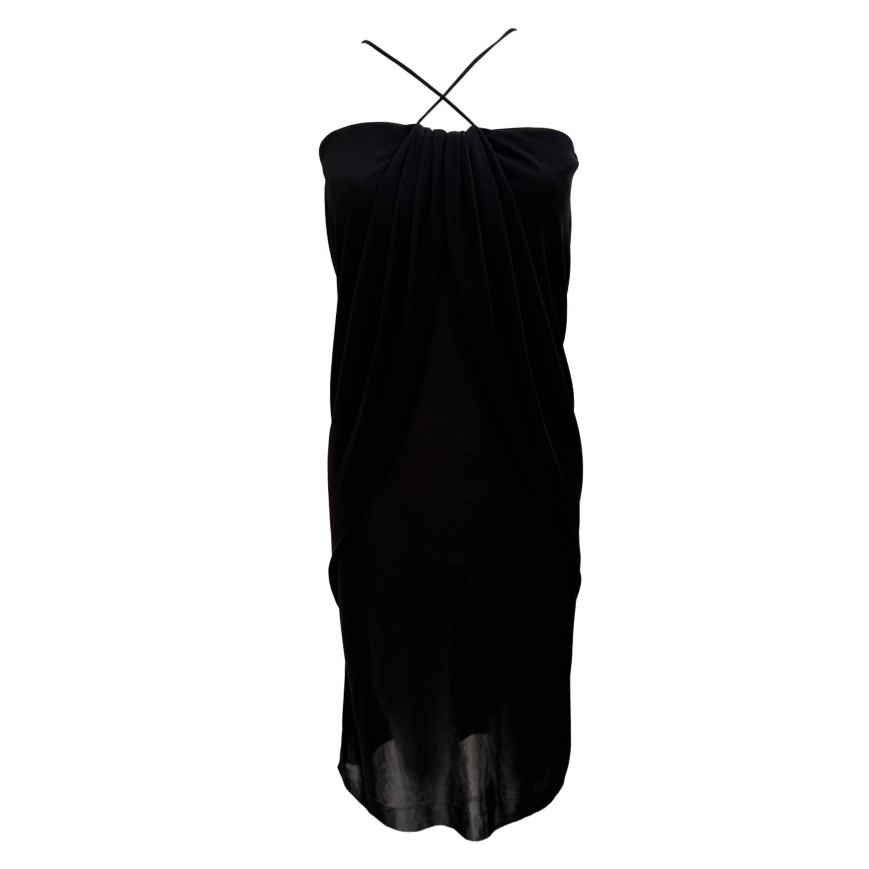 Balenciaga Black Draped Mini Dress Treasures of NYC Balenciaga Black Draped Mini Dress Treasures of NYC
