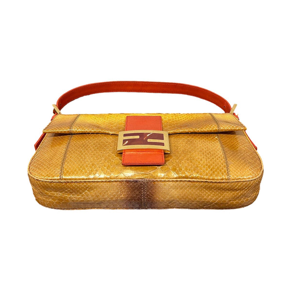 Fendi Python Sunset Baguette