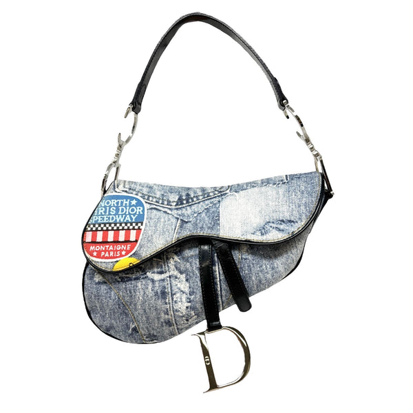 Dior Denim “Miss Diorella” Saddle Bag