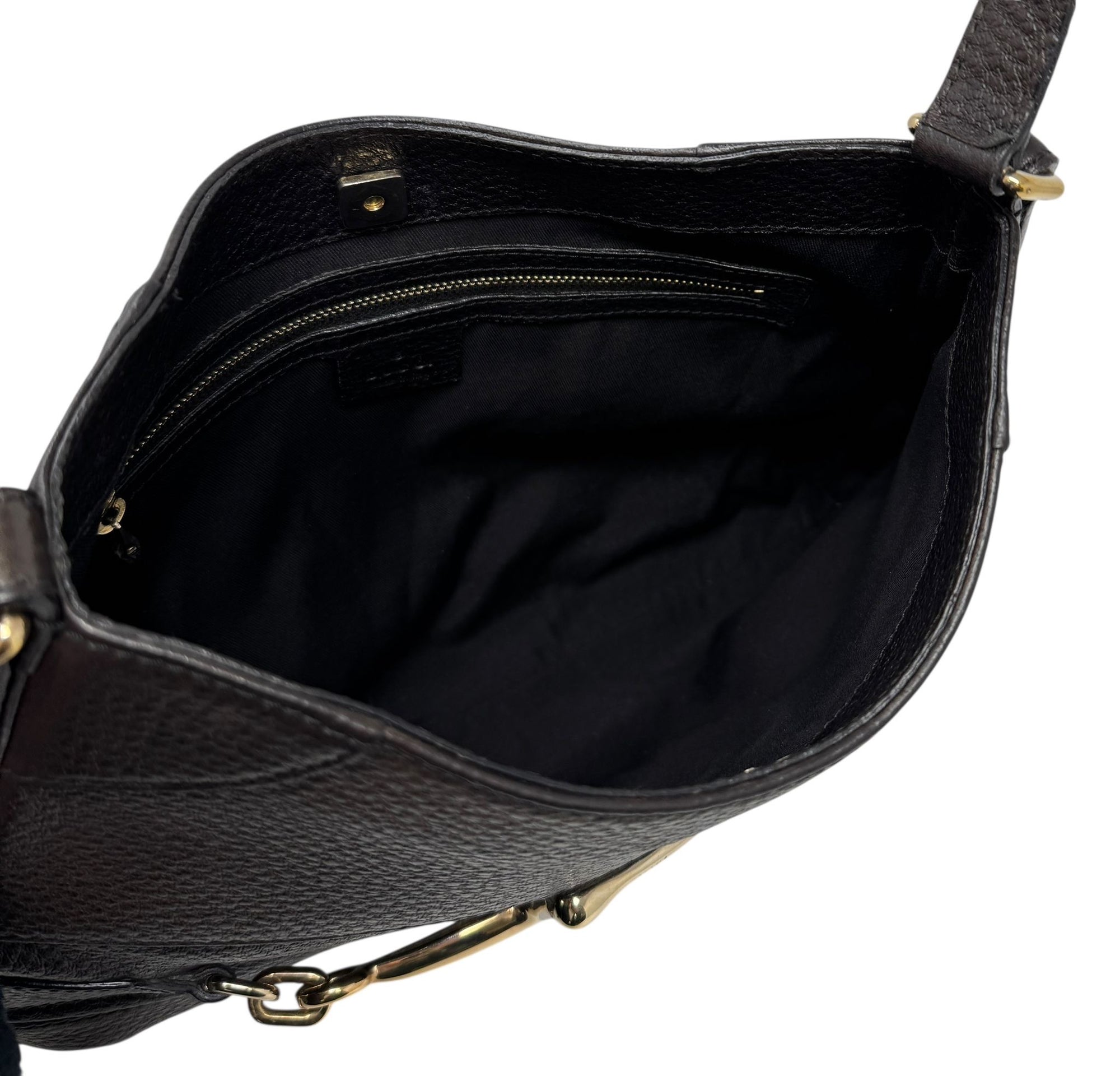 Gucci Brown Horse Bit Shoudler Bag