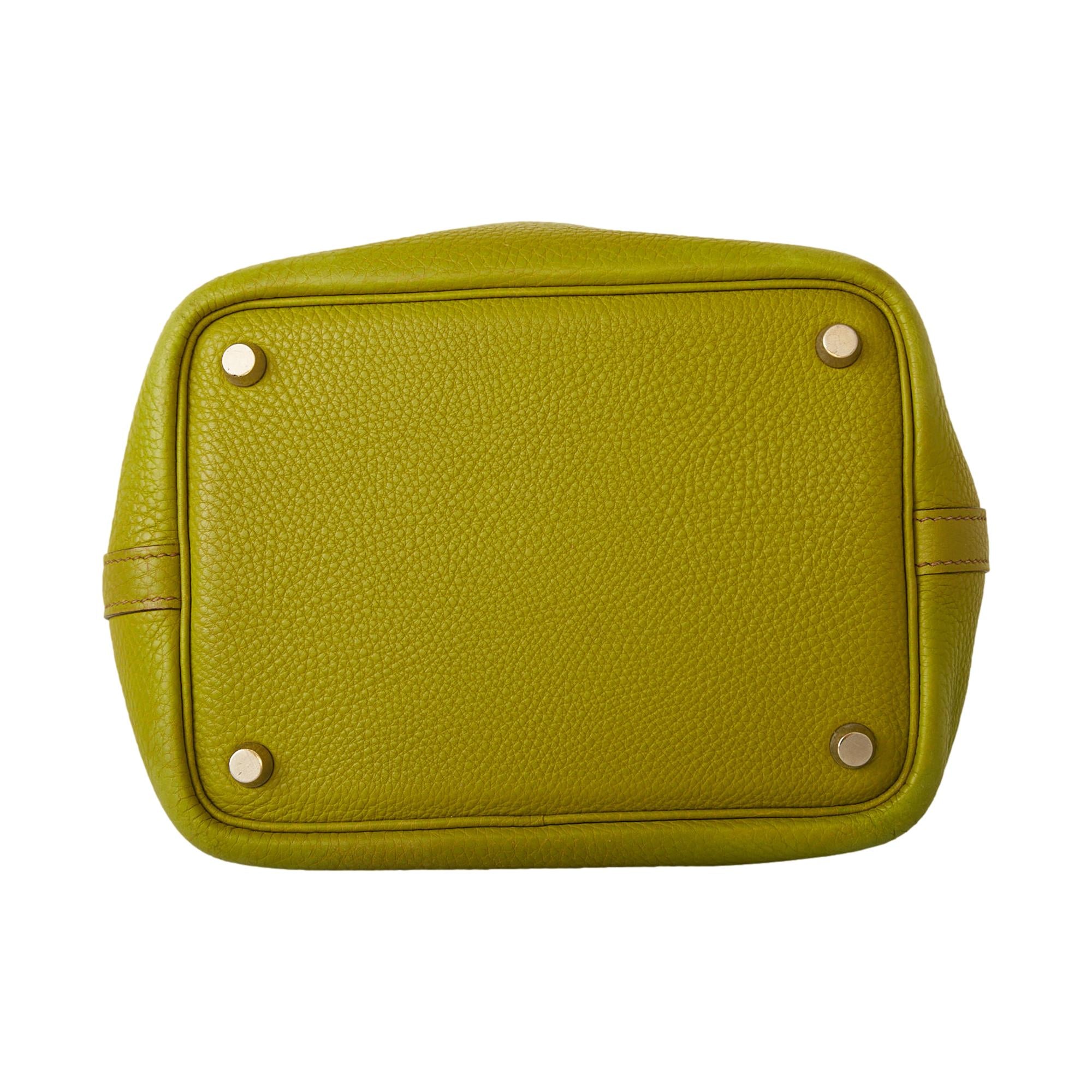 Hermes Lime Green Picotin Top Handle Bag – Treasures of NYC