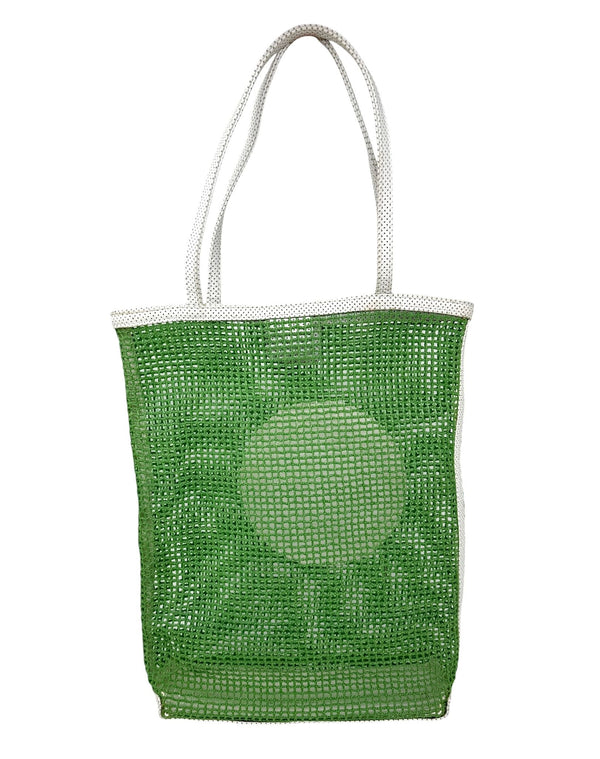 Chanel Green Mesh Tennis Bag