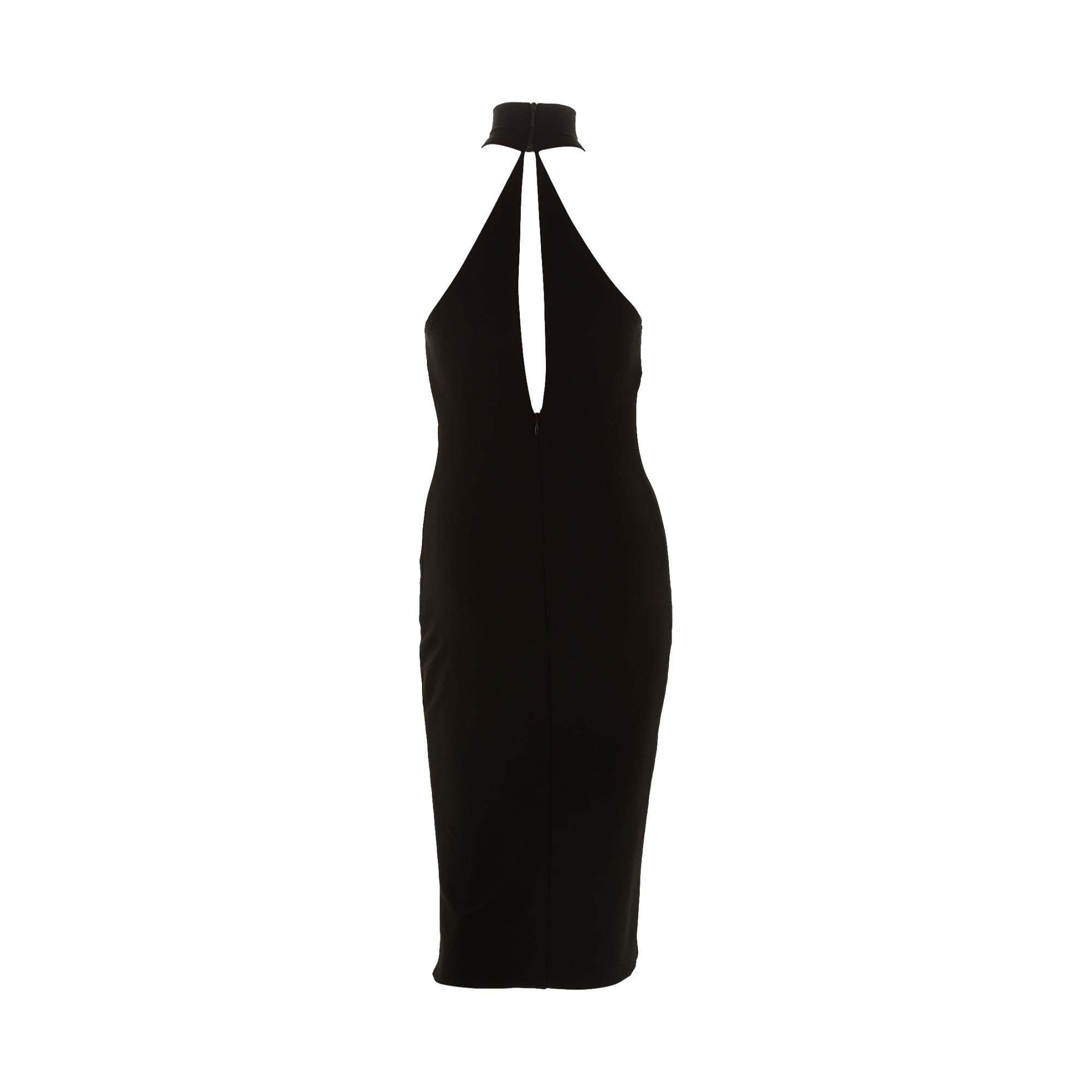 Dolce & Gabbana Black Emerald Choker Dress Treasures of NYC Dolce & Gabbana Black Emerald Choker Dress Treasures of NYC