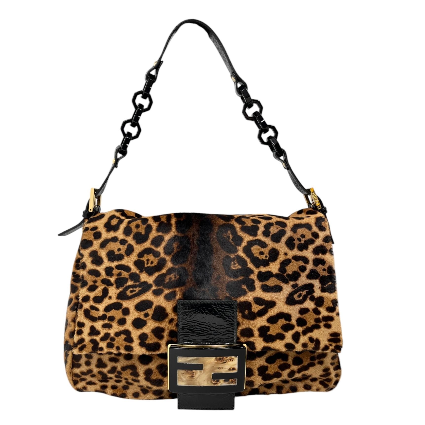 Fendi Cheetah Mama Baguette Bag