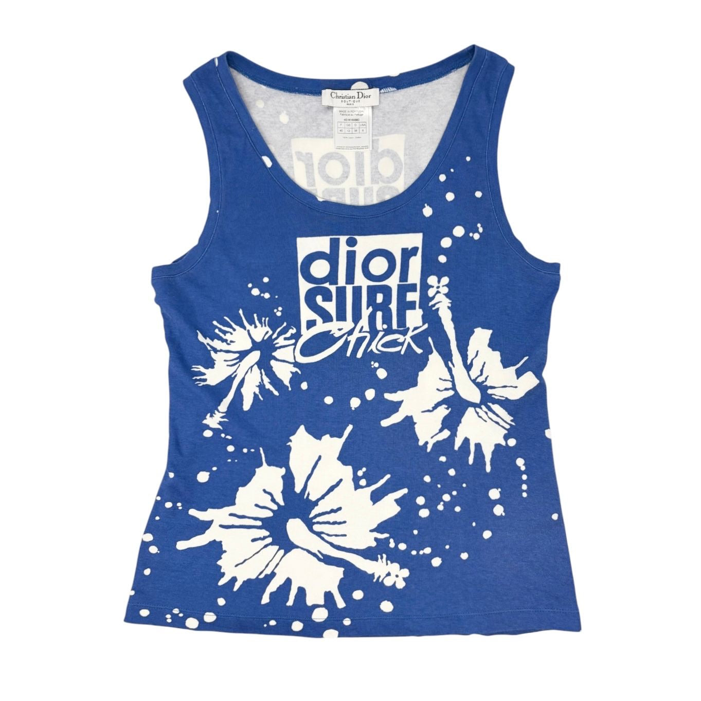 Dior Blue Surf Chic Tank