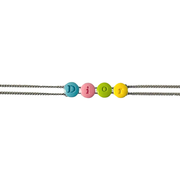 Dior Multicolor Logo Candy Choker