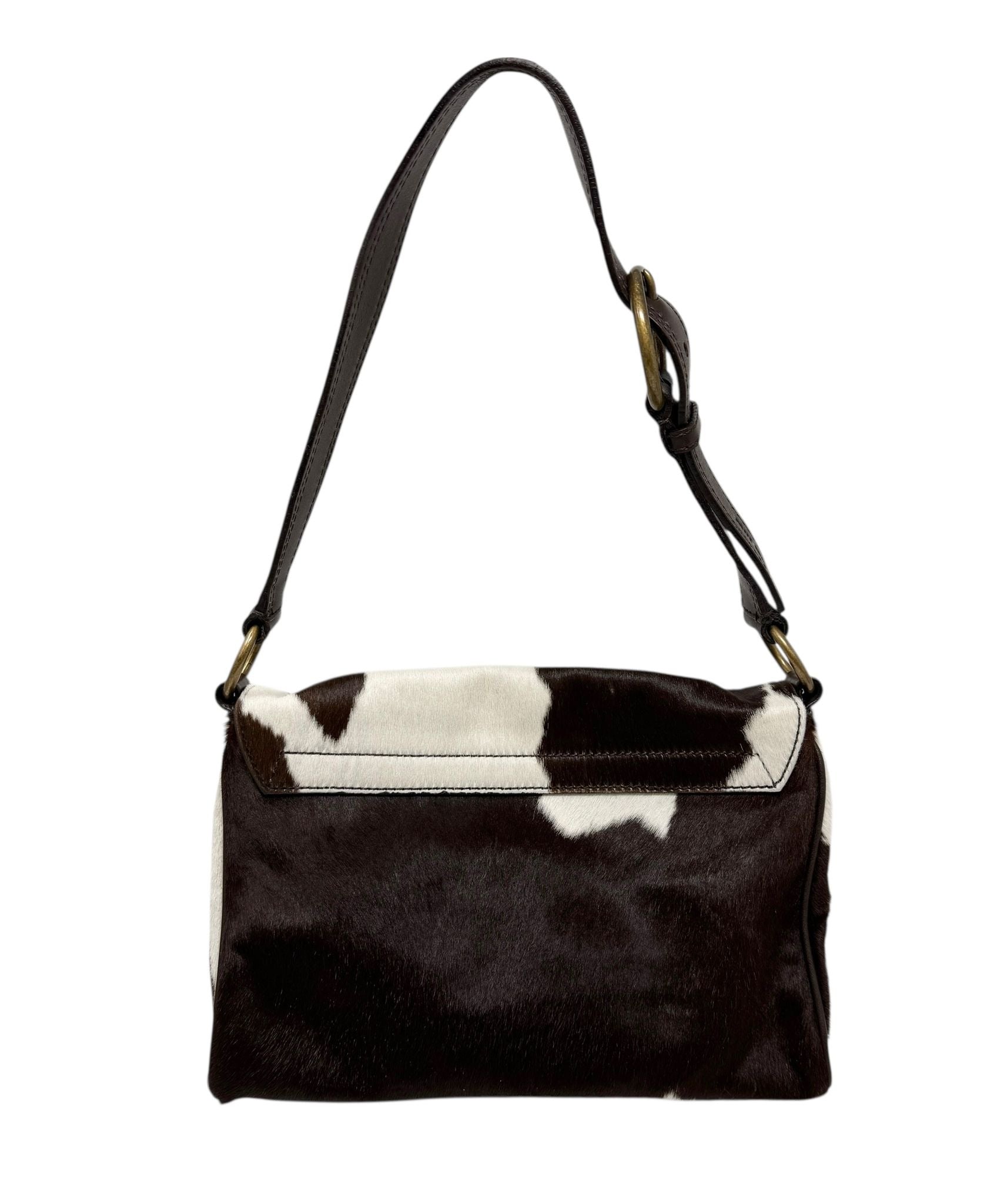 Miu Miu Cow Logo Shoulder Bag