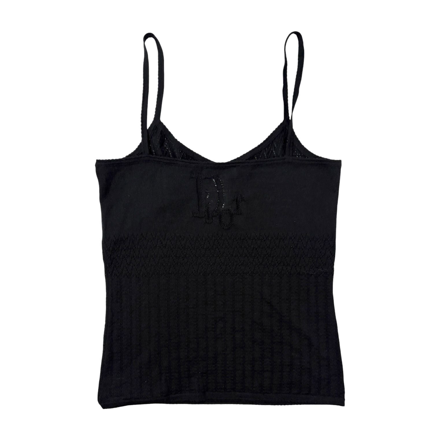 Dior Black Logo Baby Tank